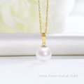 18K Real gold pearls necklace bracelet pearl jewelry